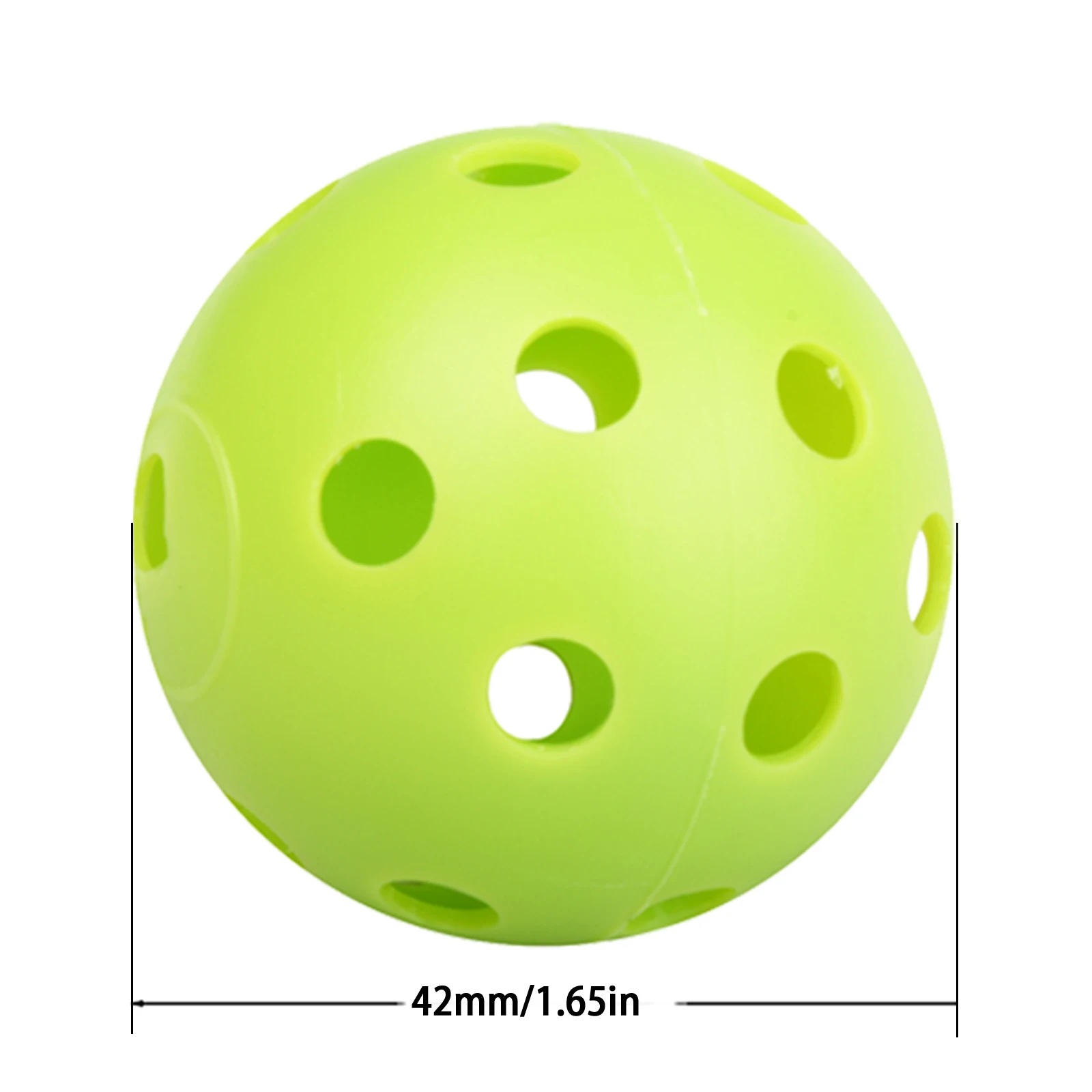 10 Stück hohle Golf-Übungsbälle aus Kunststoff in verschiedenen Farben