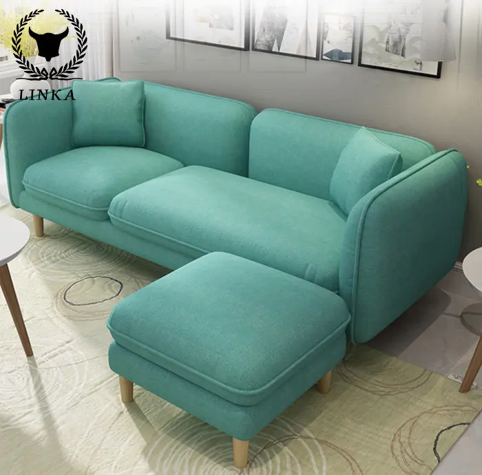 

Тканевые салоны, набор мебели для гостиной Cama Green, Современная L-образная форма