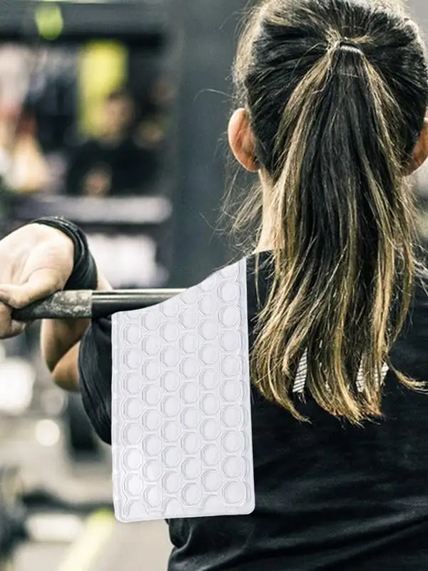 

Плечевые Накладки для тренировок на открытом воздухе, мягкие гелевые плечевые накладки, самоклеящаяся амортизирующая Защитная Экипировка для плеч и шеи