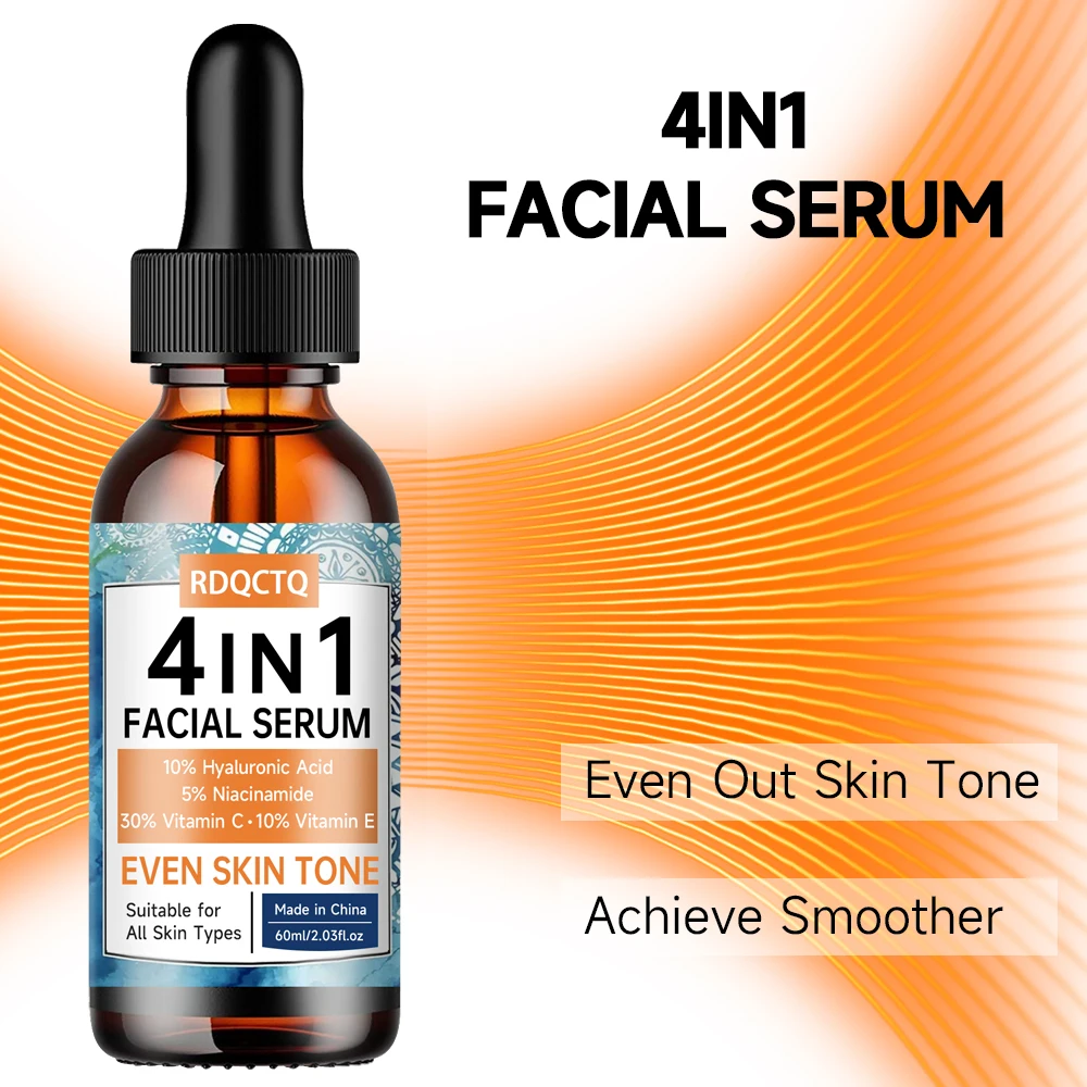RDQCTQ 4 في 1 مصل العناية ببشرة الوجه حمض الهيالور...