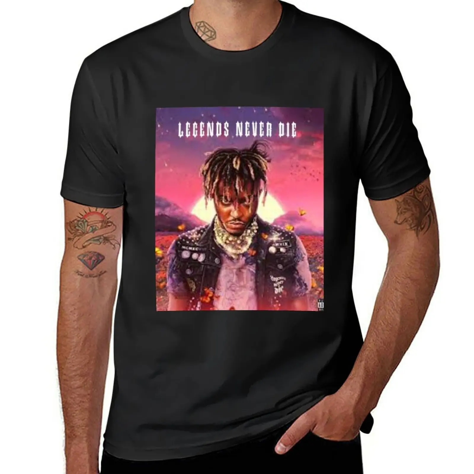 

New Legends Never Die Tribute Design T-Shirt oversized t shirts heavyweight t shirts t-shirts man anime t shirts for men