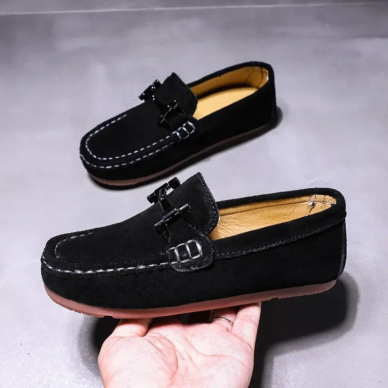 Autumn Winter Kid Casual Slip-on Loafers Shoes Wearable Flats for Boy Teenage Fashion Walking Shoe sports shoes kids sneakers kids shoes kids flats