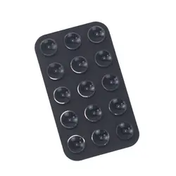 Universal Adhesive Silicone Phone Wallet and Mount with Strong Suction Cup, Hands - Free Design (3)