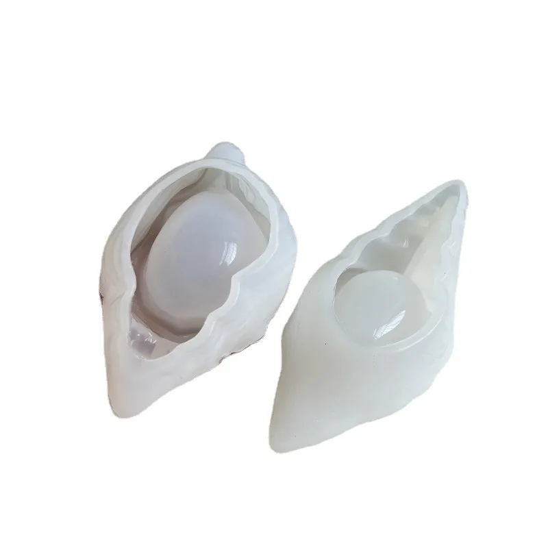3D Conch Resin Silicone Mould Jewelry Storage Box SeaShell Candle Jar Molds Murex Seashell Soy Wax Mold Beach Decor