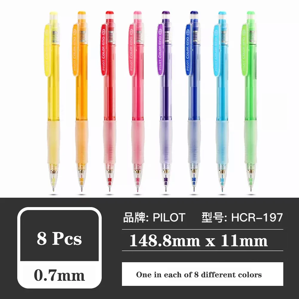 48 Pack Colorful Mechanical Pencils (0.7mm) - Mini Portable