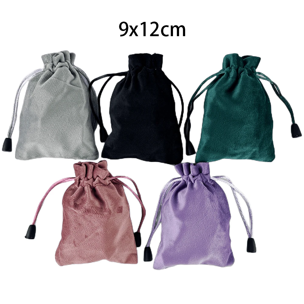 포커, 동전, 쥬얼리, 타로 데크, 선물 포장용 드로스트링 벨벳 포함 사각 주사위 가방, 8X1 0cm, 9x2cm, 10x15cm, 1 개