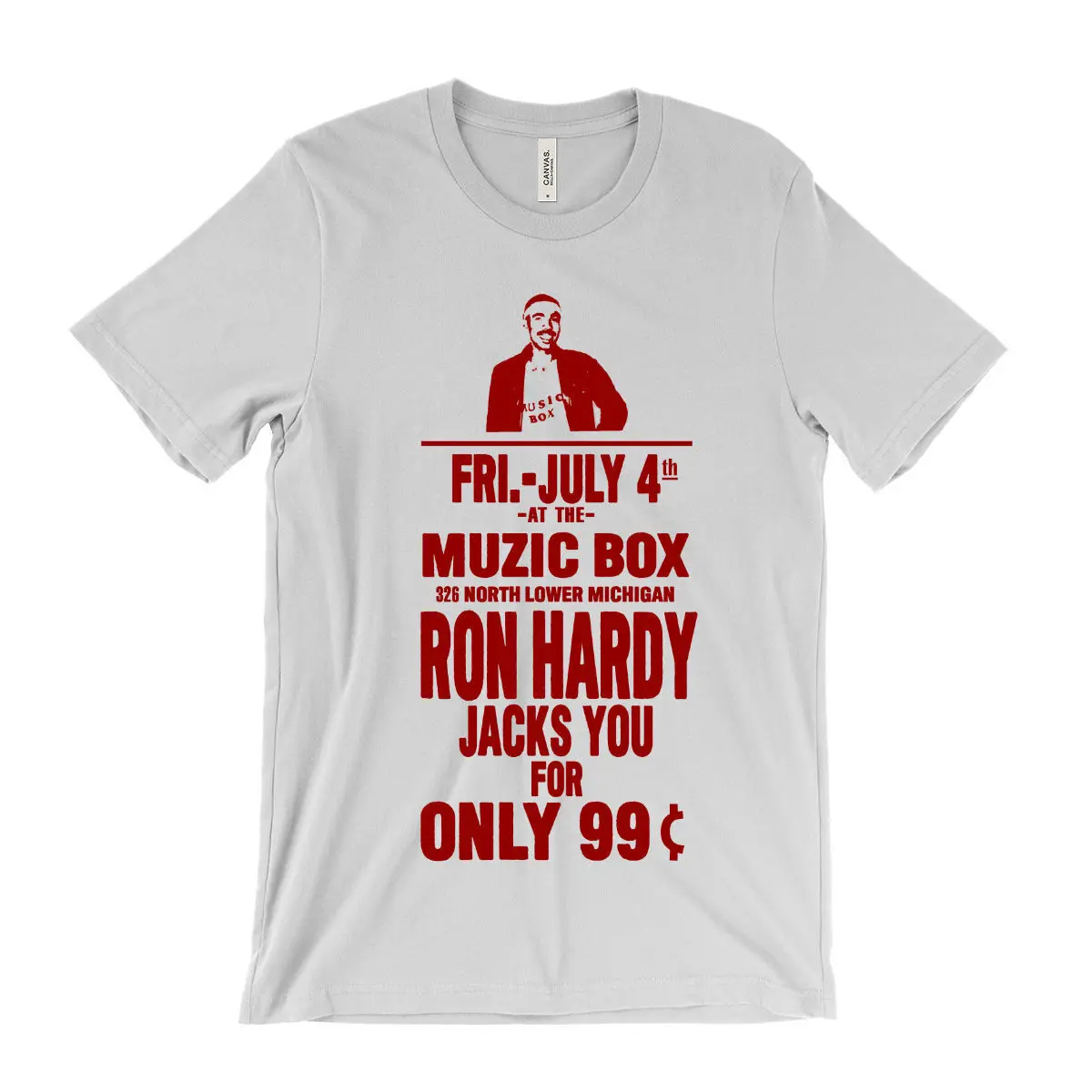 Maglietta Ron Hardy Records Chicago House Music Box Pioneer Franky Knuckles Maniche Lunghe O Corte