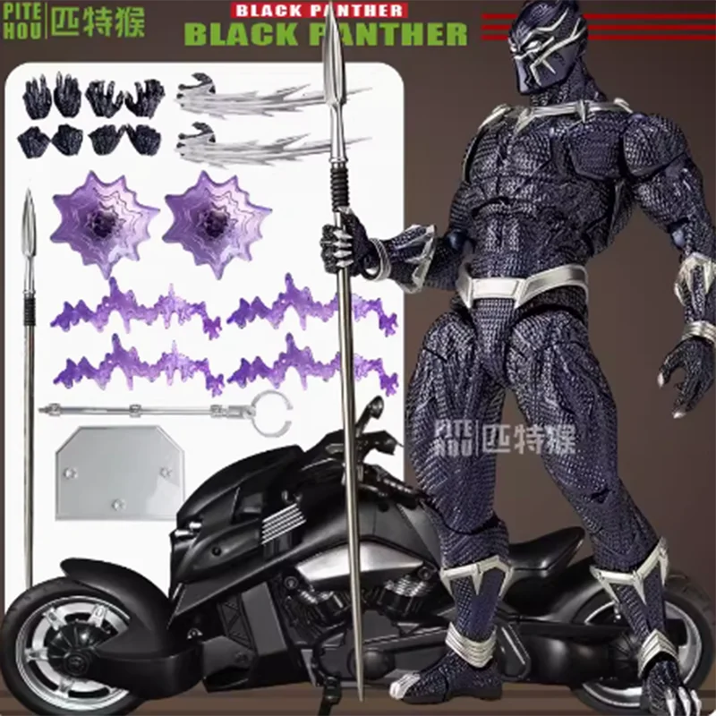 

Original Kaiyodo No.030 Black Panther Revoltech Amazing Yamaguchi 17cm In Stock Anime Action Collection Figures Model Toys