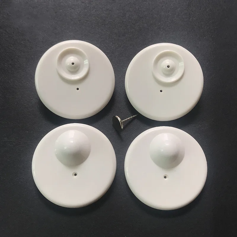 

200PCS Anti-Theft Hard Tag RF 8.2Mhz Round Anti-Theft Buckle Clothes Luggage Clothing Hard Tag