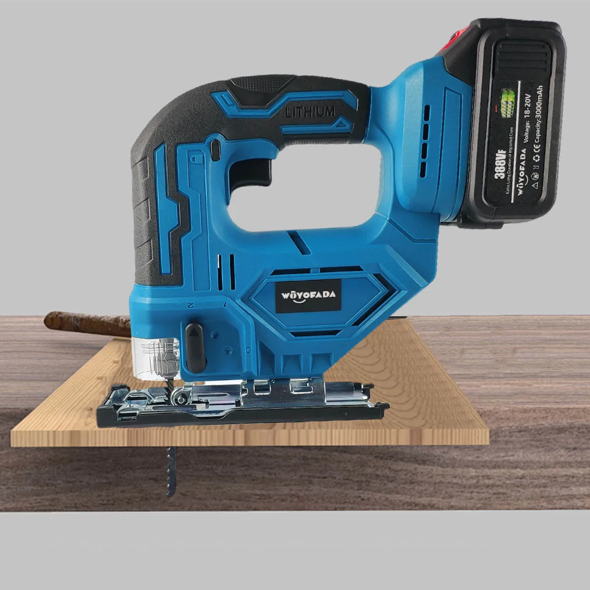 65mm 2700RPM Cordless Jigsaw Electric Jig Saw Portable Multi-Function Woodworking Power Tool for Makita 18V Battery 5