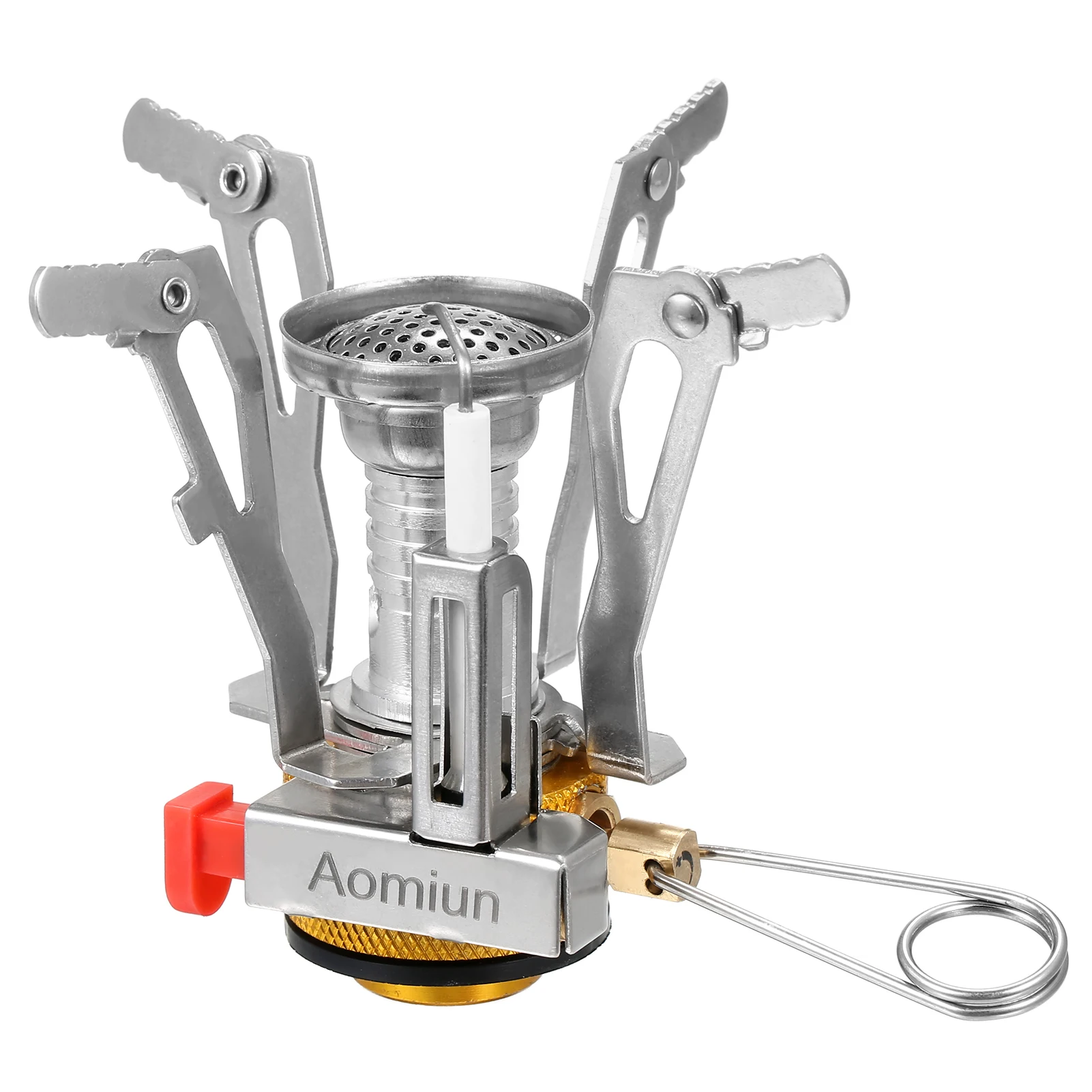 Aomiun Mini Camping Gas Stove Backpacking Stove with Piezo Ignition