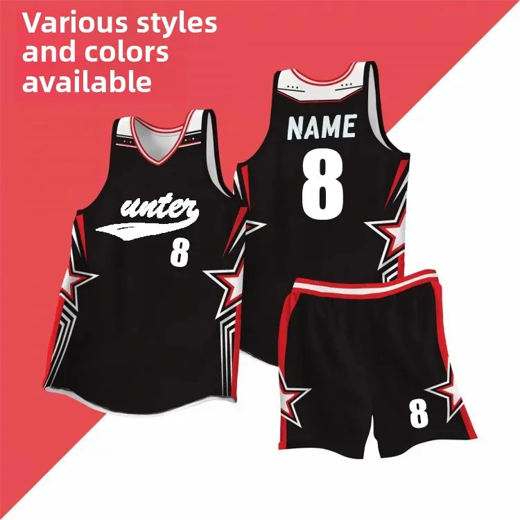 Quick Dry Basketball Uniform Set for Children Student Competition Training Vest Shirt Team Customization Sports Wear from China