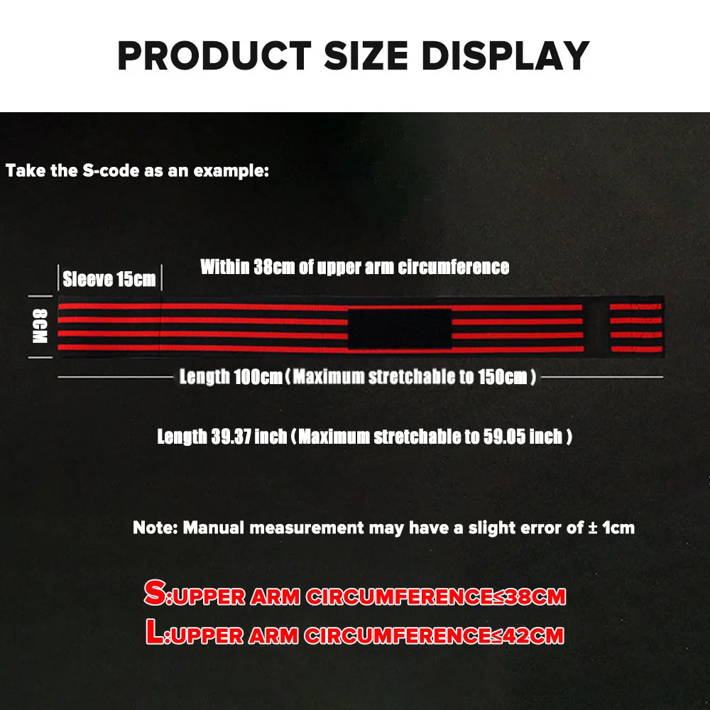 1PC PROSUPPS II 100cm Long Wrap Elbow Strap Bandage Brace Support Gym Fitness Sport Protecter Pad for Weightlifting Bench Press