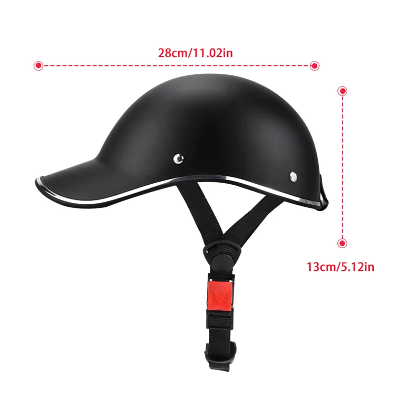 Motorcycle Half Helmet Baseball Cap Universal Men Women Helmet Adult Electric Bicycle Helmets Bike Classic Scooter Helmets