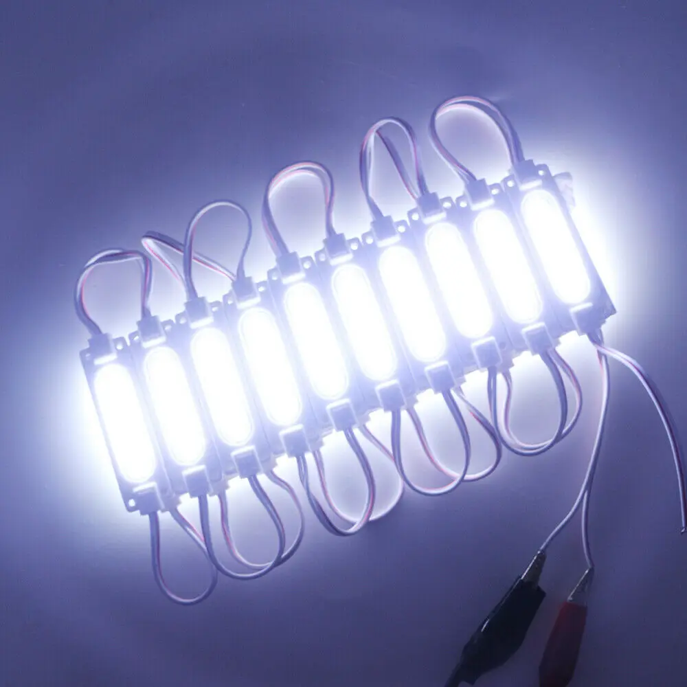 Description Picture 6 of item12V COB LED Modules Advertising Luminous Characters Backlight Modules IP65 Waterproof White Red Blue Green Yellow Pink 10 Pieces