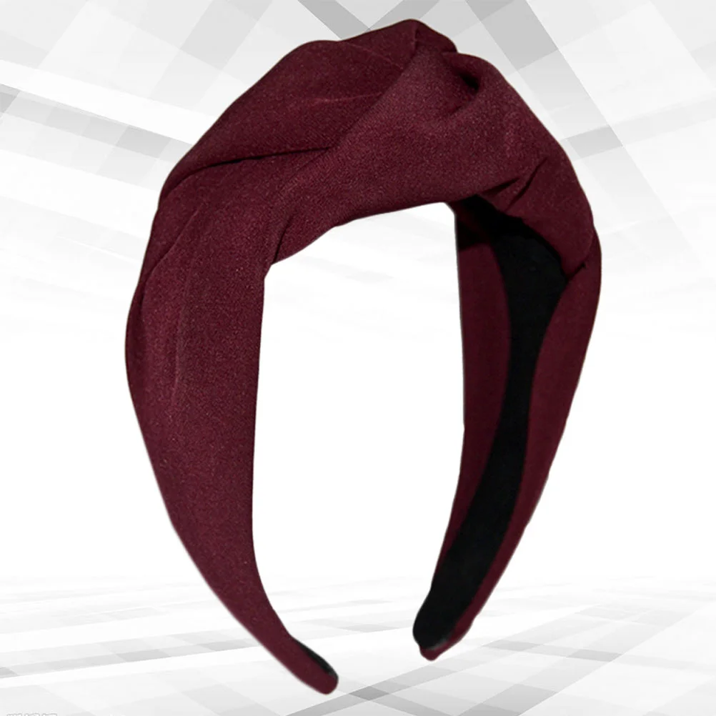 

1Pcs Hair Hoops with Cross Knot Hairbands with Cloth Wrapped Headwear Styling Tools Accessories for Washing Spa Shower (