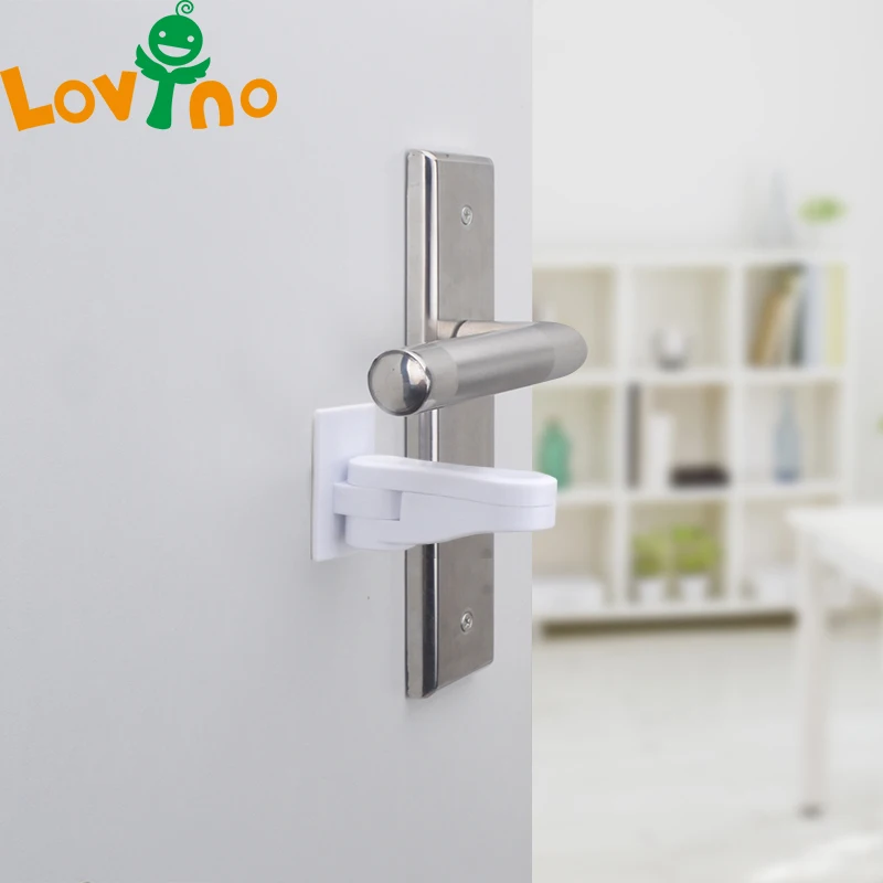 홈 도어 레버 어린이 잠금 아기 안전 잠금 서랍 잠금, 어린이 열기 핸들 도어 잠금 장치, 아기 안전 장비