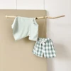2024 Summer Infant Cotton Short Sleeves+Shorts Children Dinosaur Set Printed Boys Girls Casual Check Newborn Clothing 4