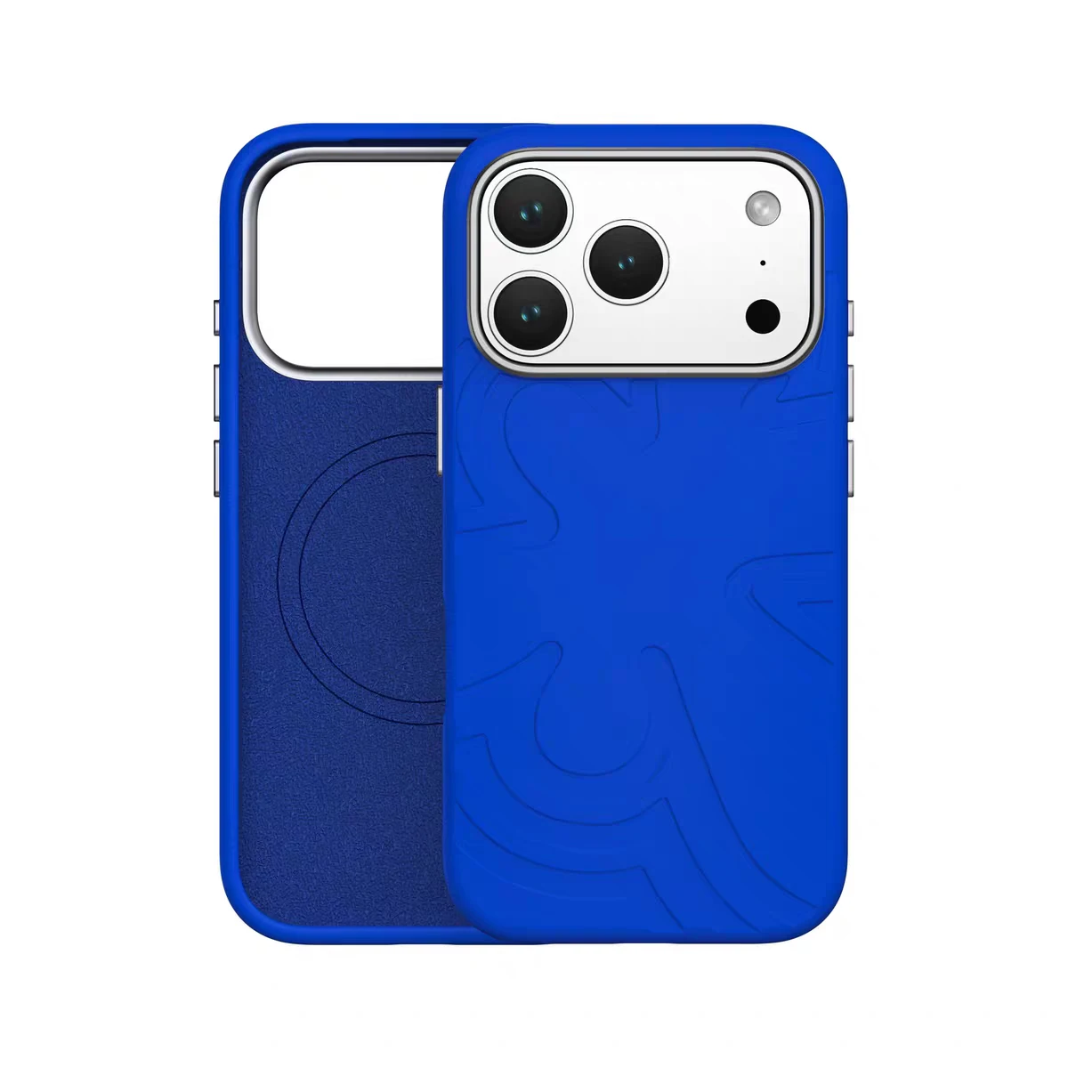 Magnetic Liquid Silicone Wireless Charging Matte Solid Color Phone Case