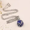 Film The Vampire Diaries Necklace Vintage Katherine Pendant Fashion Movie Jewelry Cosplay For Women Lapis Lazuli Pendant 4