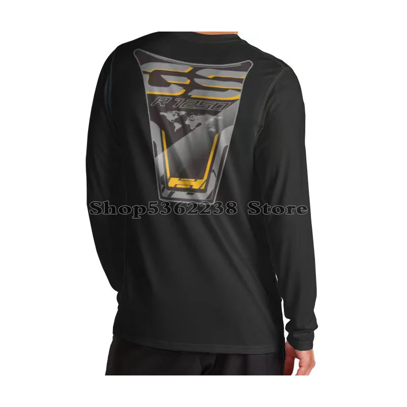 Motorrad Adventure For Bmw R1250 Gs T-Shirt Da Moto Da Uomo Motorsport Racing Team Quick Dry Non Sbiadisce Maglia Lunga