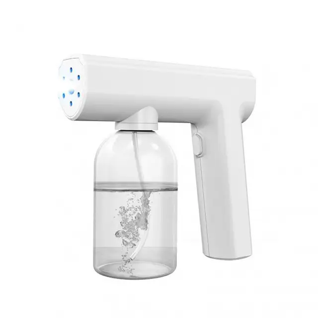 Fertőtlenítés Kék Fény Nanos Gőzfegyverek Hajápolási Kézi Permetezőgép Ultra Finom Aeroszol Víz Köd Trigger 300Ml - Image 6