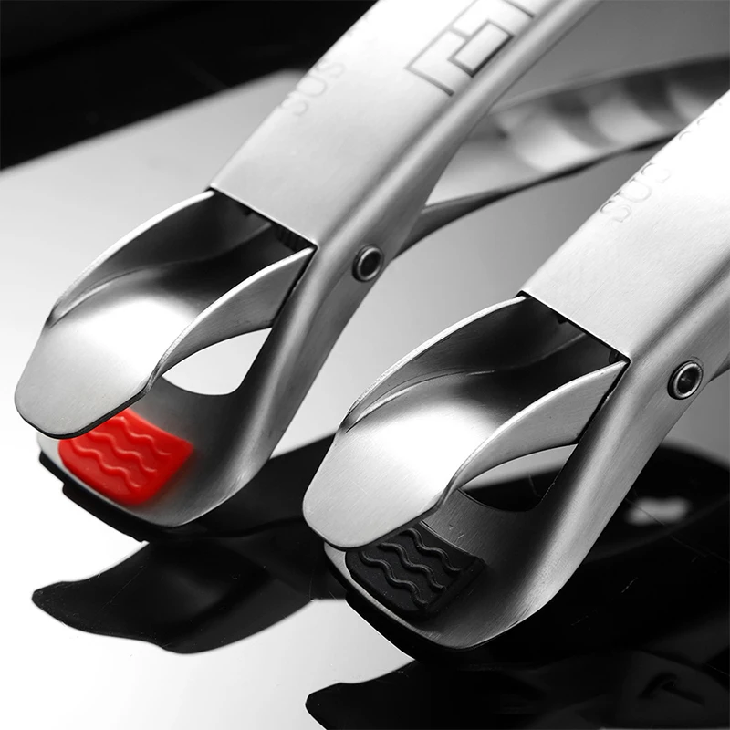 Stainless Steel Gripper Clips Hot Dish Plate Anti-Scald Clip Non-slip Bowls Clamp Holder For Frying Pans Air Fryer Steamers Oven