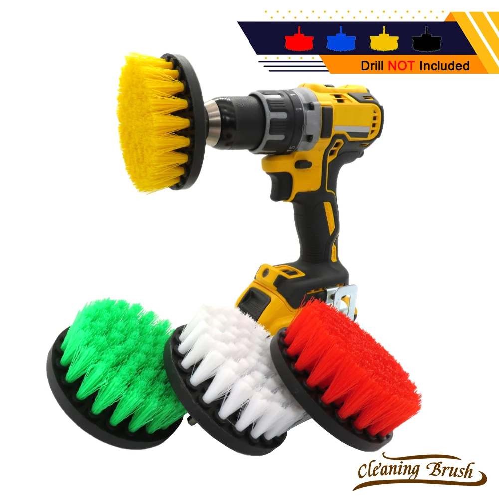 1Pcs 5 Inch Wheel Brush Car Washing Drill Cleaning Brushes for Rim Wash