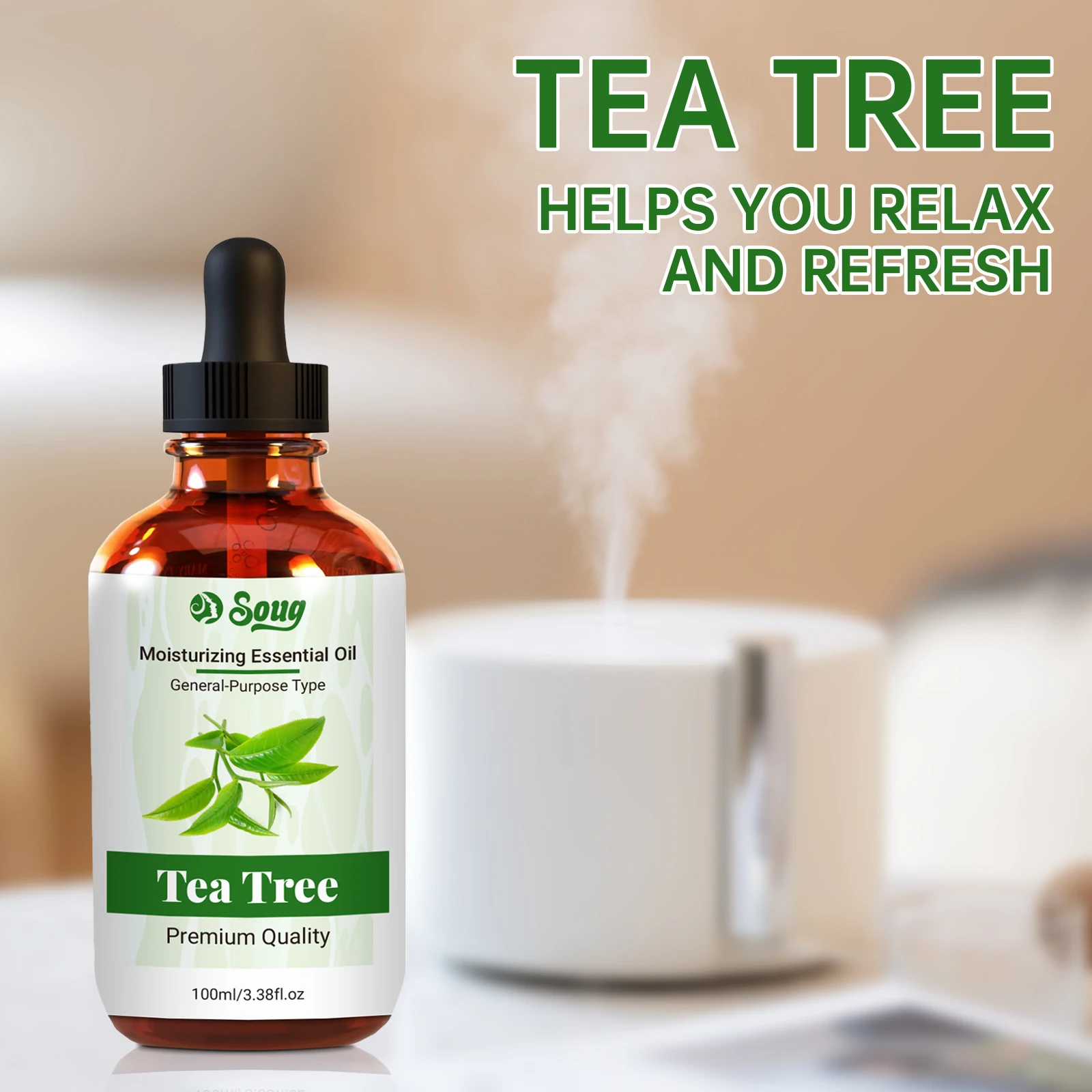 Tea Tree Oil Natural Moisturizing & Skin Repair Essential Oil - 100ML