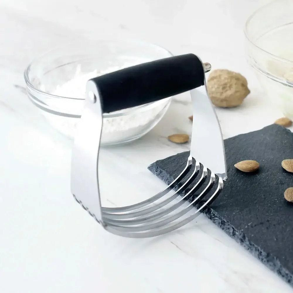 New Manual Dough Blender Baking Tool Pastry Blades Flour Mixer Stainless Steel Anti Slip Chef Pastry Cutter Kitchen Accessories