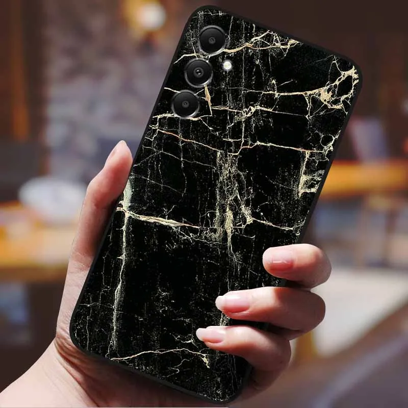 Luxurious Marble TPU Soft Phone Case - Stylish Silicone Cover Protector