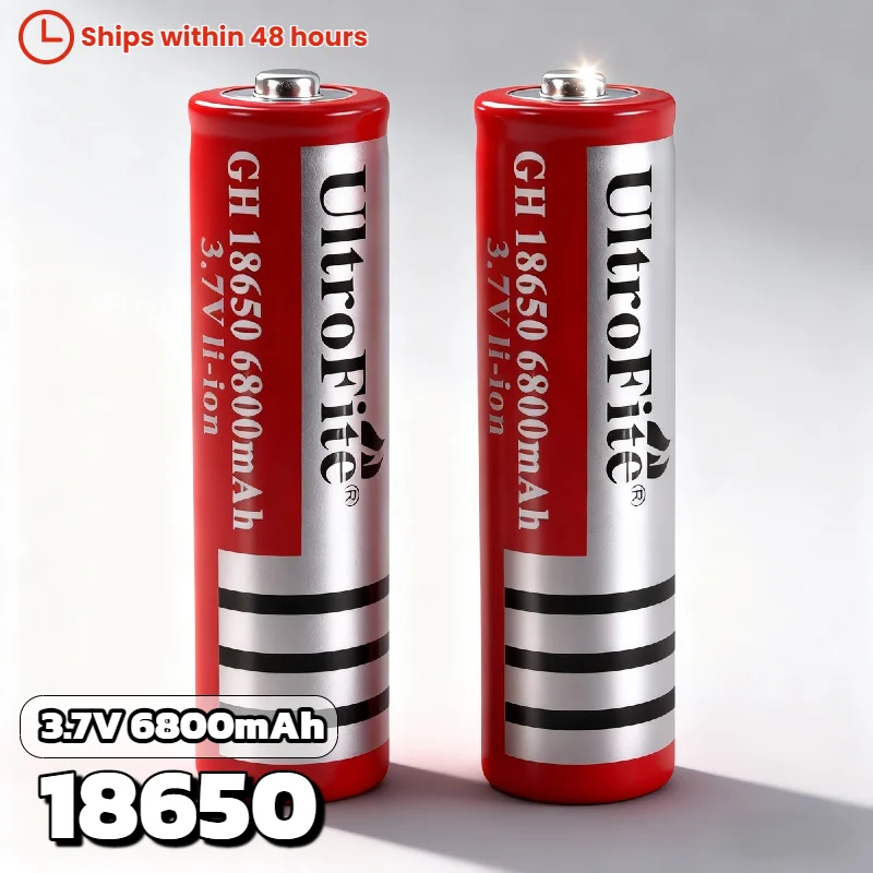 Lot 18650 3,7V - Batterie rechargeable pour RC, lampe, DIY