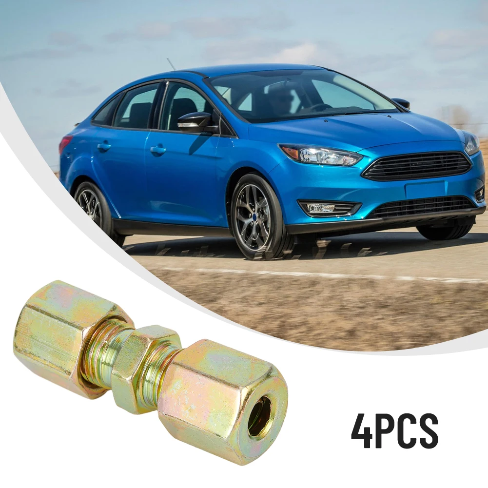 

Коннектор для тормозной линии, 4 шт., коннектор для тормозной линии, автомобильные аксессуары, золотой для тормозной трубы 4,75 мм