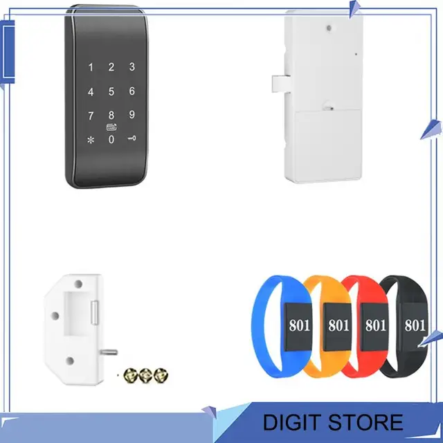 DIGIT-Wireless Access Control Digital Keypad Phone/RFID/Card Password Cabinet Lock For Lockers 3