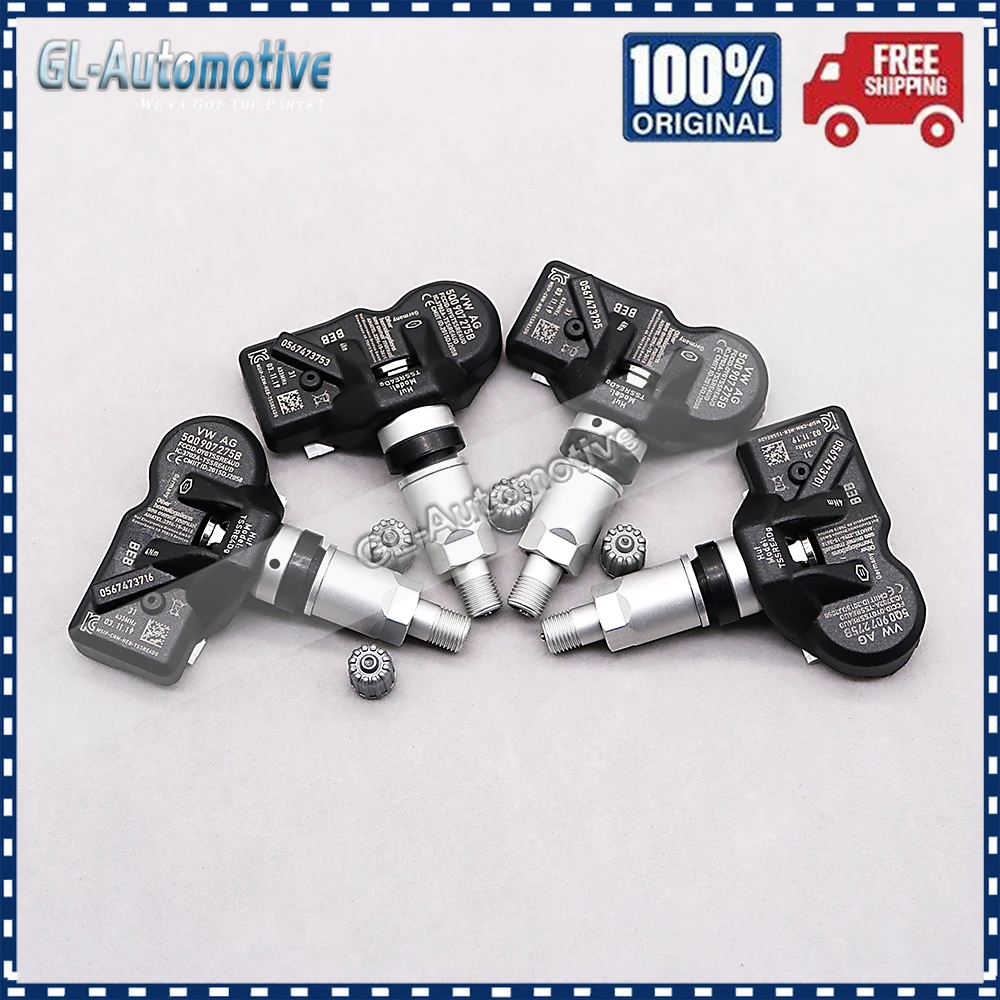 Set Di 4 Sensori Di Monitoraggio Della Pressione Dei Pneumatici Tpms 433Mhz Per Ferrari Roma Gla Urus Man Tge Mclaren Artura Super Series Gt