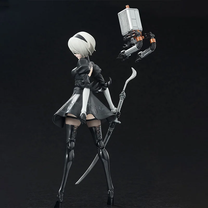 반다이 오리지널 박스 S.H.Figuarts Nier:Automata 2B 9S 모델 키트, 애니메이션 액션 피규어 완제품 모델, 어린이 장난감 선물