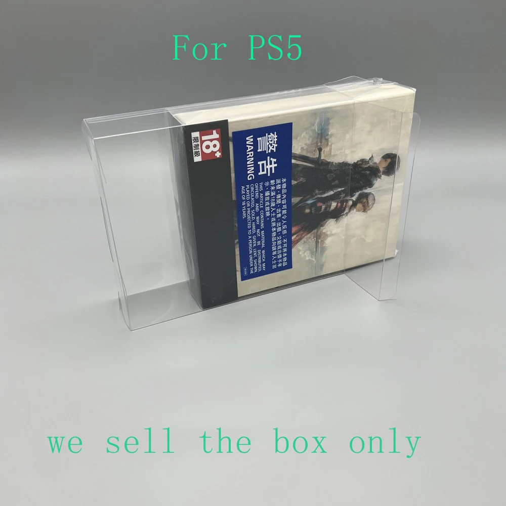 Scatola Trasparente Per Ps5 Per Final Fantasy Ff16 Luxury Iron Box Edition Hk Version Collection Display Storage Box