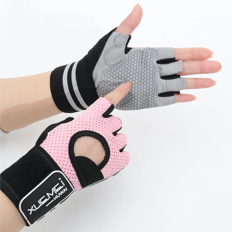 Sports Half Finger Fitness Cycling Gloves, Washable, Non Slip, Wear-Resistant, And Protective For The Palm 2