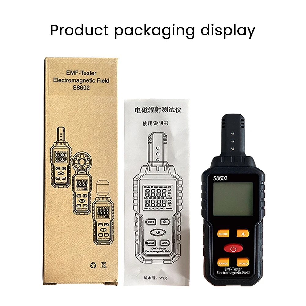 Household Electromagnetic Wave Radiation Detector Electric And Magnetic Field Temperature Measuring Instrument 6