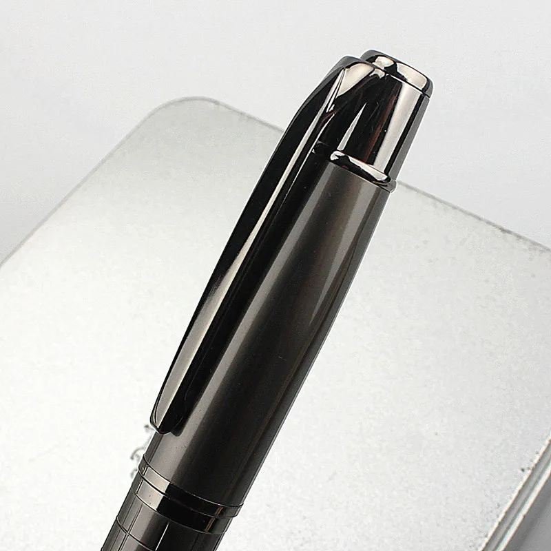 Penne a Sfera di Lusso in Metallo dal Design Robusto, per Scuola, Ufficio e Firma, Penna Roller per Scrittura, Forniture di Cancelleria per Studenti - immagine 4