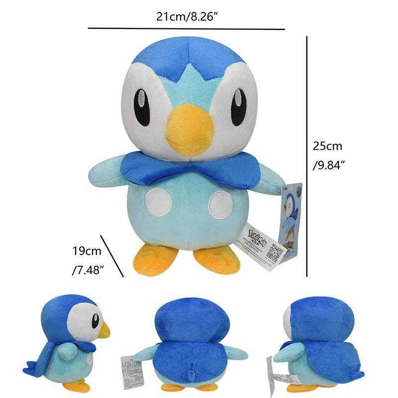 Piplup Pokemon Weiches Plüschtier, niedliche Anime-Figur, Kuscheltiere, Plüschtiere, Cartoon-Peluche, Geburtstagsgeschenk – Detail 2