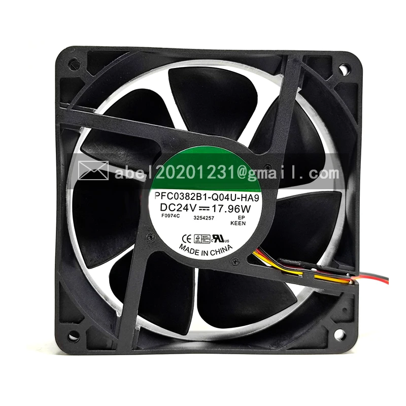 

Новый оригинальный Φ DC 24V 17,96 W 12038 120*120*38 мм охлаждающий вентилятор