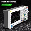 FNIRSI-1014D Digital Oscilloscope 2 In 1 Dual Channel Input Signal Generator 100MHz* 2 Ana-log Bandwidth 1GSa/s Sampling Rate 6