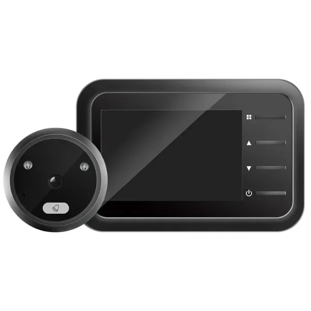 Video Peephole Doorbell Camera Video-eye Auto Record Electronic Ring Night View Digital Door Viewer Entry Home Security 4