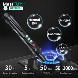 MASTFUYI Portable Gas Leak Detector Alarm Combustible Gas Detector Gas Sniffer And Visual Alarm For All Types Of Flammable Gases