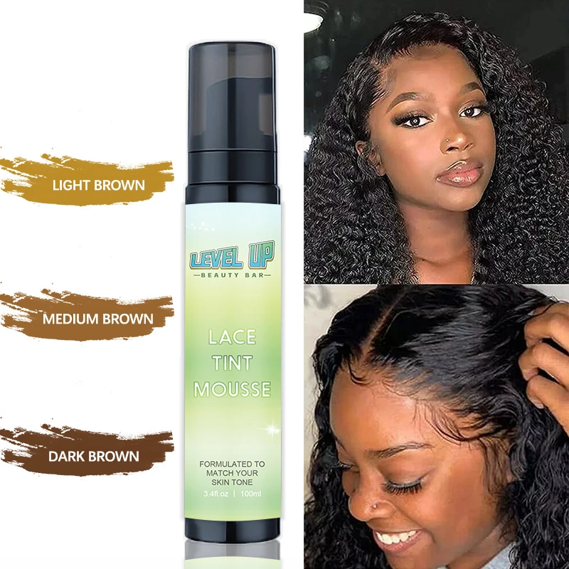 Lace Tint Mousse For Lace Wig Lace Tint Spray Wig Mousse For Hairpiece