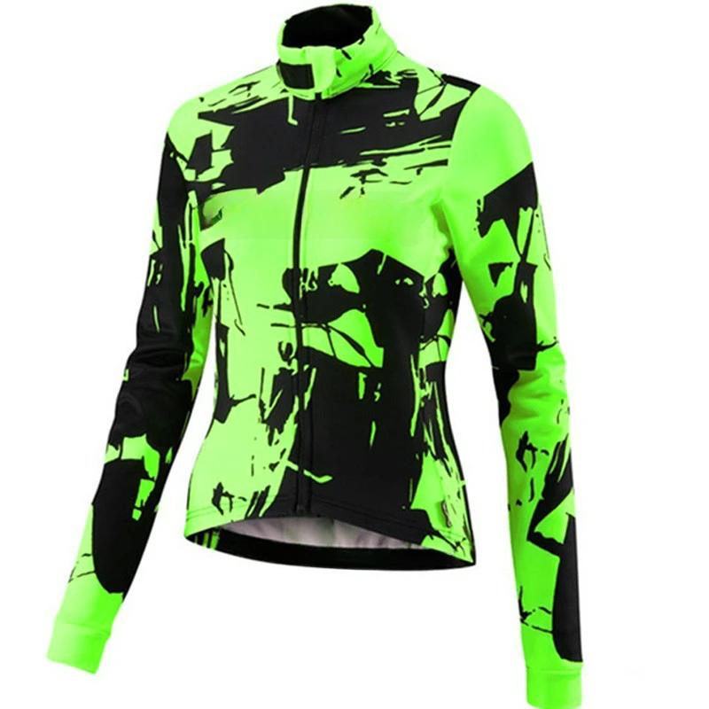 thumbnail image 1 of Chaquetas de ciclismo para mujer, maillot de manga larga, uniforme de ciclismo, ropa de ciclismo para mujer, ropa de bicicleta de carretera, 1 of 4