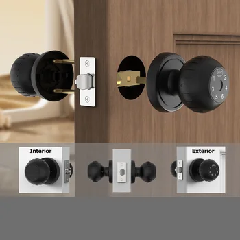 Viladepot Smart Lock Fingerprint Door Lock App Control Passcode Unlock Electronic Touchscreen Keypad Indoor 6