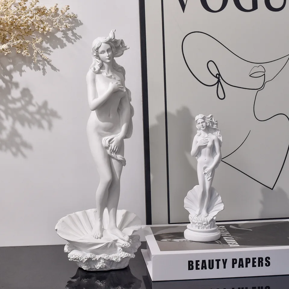 19cm/36cm Aphrodite Sculpture Greek Godness Venus Statue Desktop