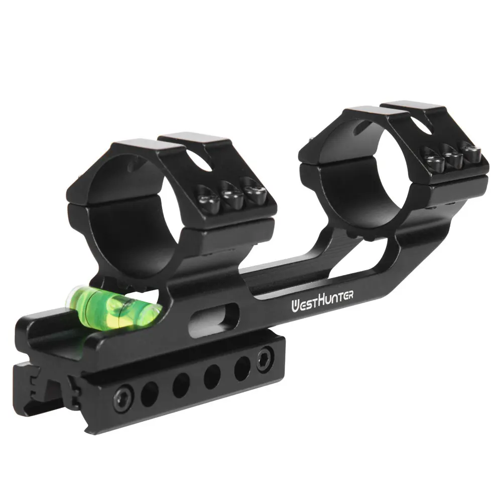 WESTHUNTER Scope Mount 1 Inch/30mm Tactical Optical Sight Rings One Piece Cantilever 11mm Dovetail 20mm Picatinny Rail Mount rifle scope mount rifle scope mount ring picatinny riser mount scope mount adapter picatinny rail accessories rifle scope throw lever